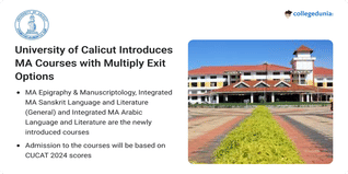 University of Calicut Introduces MA Courses with Multiply Exit Options